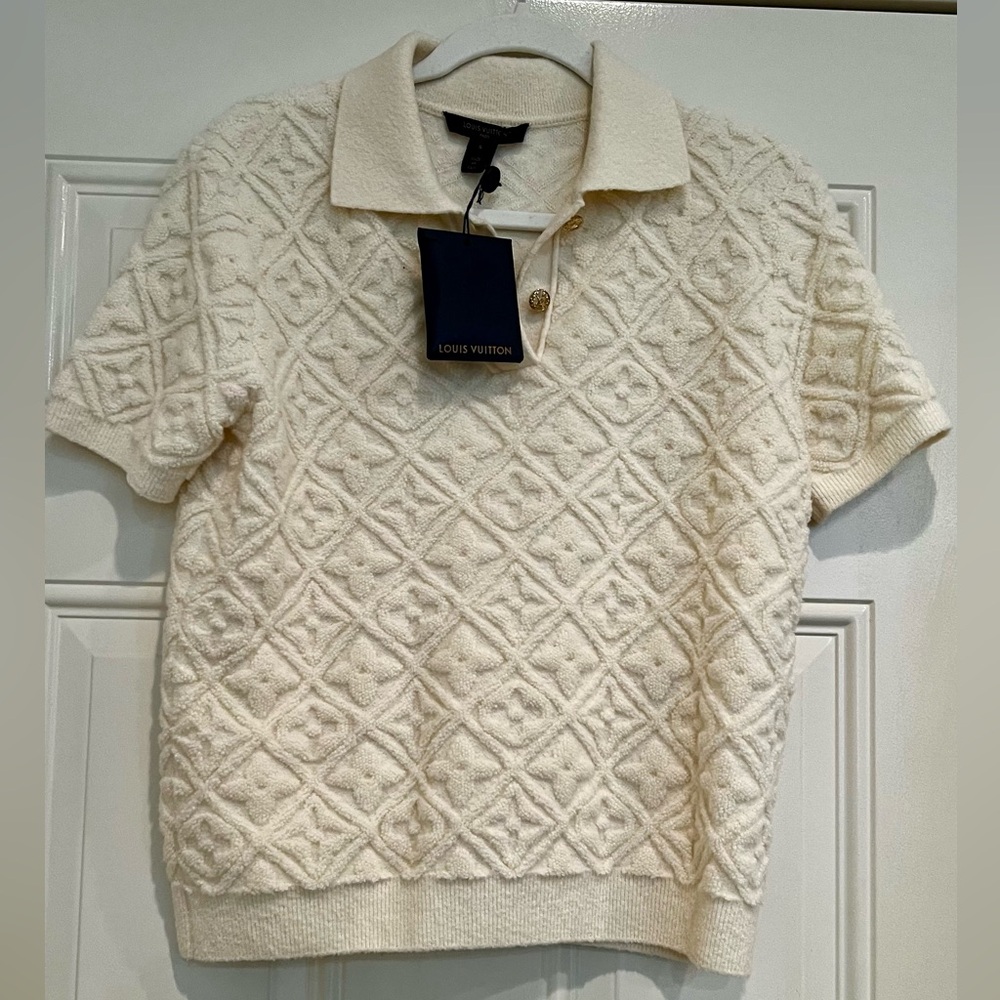 ✨Brand New! Louis Vuitton Monogram Toweling Polo Top! ✨